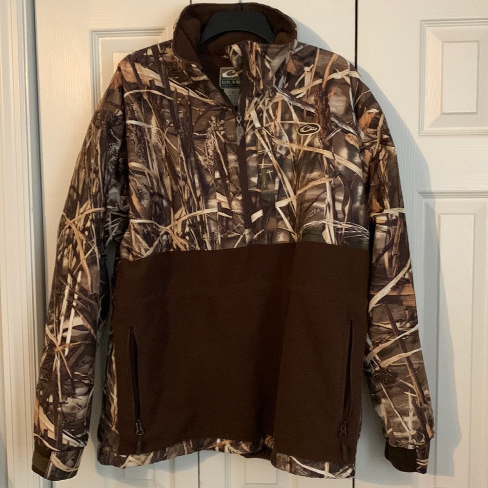 Mens Drake Waterfowl Pullover Camo (Quarterzip)